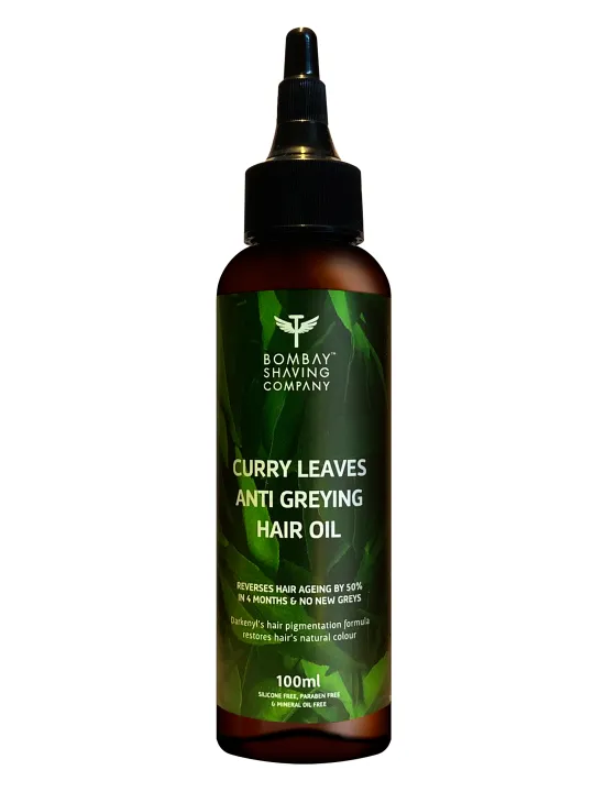 Bombay%20Shaving%20Company%20Anti%20Greying%20Hair%20Oil%20With%20Curry%20Leaves%20and%20Darken%20-%20Reduces%20Greys%20by%2050%25%20in%204%20Months%20(100%20ml)%20-%20Image%202