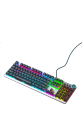 AULA F3018 Dual Touch Switch Mechanical Gaming Keyboard 104 Keys Anti-ghosting metal panel LED Backlit keyboard Keyboard for Computer Gamer. 