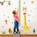 Giraffe Growth Chart Height Measure Wall Sticker 150cm(H) x 102cm(W). 