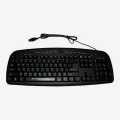 Multimedia Wired USB 107 Keys Keyboard. 