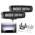 2PCS 6 Inch LED Light Bar, 80W Fog Light Off Road Lights Work Light Bar for Truck SUV ATV Boat Motorcycle Parts Accessories White Light. 