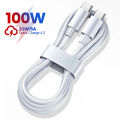 Lereach For 100W PD Fast Charging Classic Silicone Material Type C Cable. 