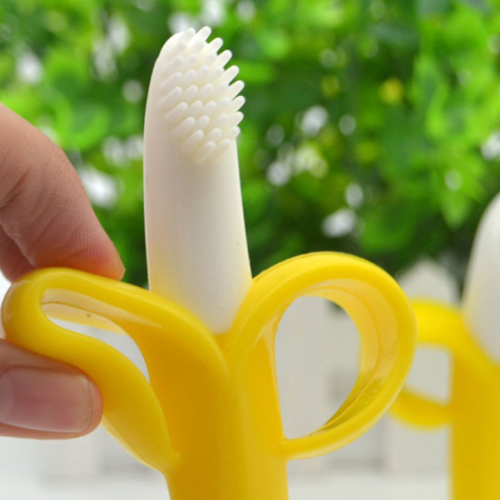 Banana%20Shape%20Baby%20Silicone%20Training%20Toothbrush%20%E2%80%93%20Safe%20Teether%20Chew%20Toy%20-%20Image%203