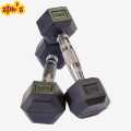 Rubber Hex Dumbell 5Kg (2.5Kg X 2 = 5Kg ) Pack Of 2. 