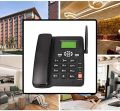 Cordless Phone GSM SIM Card 2G 3G 4G Wireless Fixed Phone Desktop Telephone For Office Home Hotel. 
