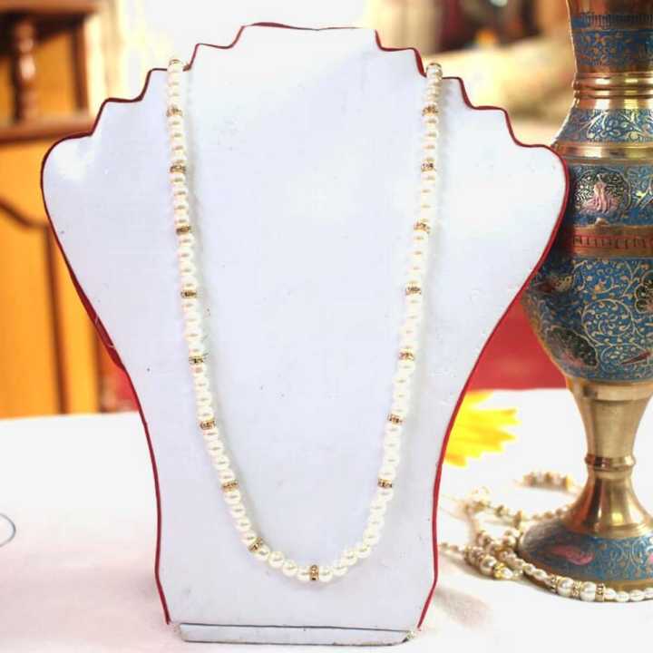 White Pearls Necklace For Ladies