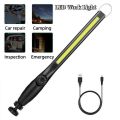 New COB LED Work Light Super Bright Cordless Flashlight with Hook Brightness Adjustable Inspection Lights Car Repair Outdoor Camping. 