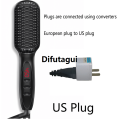 Difutagui Teeth Curly Beards Magic Brush Comb For Man and Women 3 in 1 Electric Special Straightener Beard Straightener Hair Straightener With. 