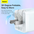 Baseus 65W GaN5 Pro Charger Quick Charge 4.0 3.0 Type C PD USB Charger Portable Fast Charger For Laptop Tablet Phone. 