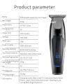 VGR V-070 Professional Hair Trimmer Personal Electric Hair Clipper Rechargeable Strong Steel Cutting Head With LED Display. 