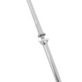 2 3 Tier Cake Plate Stand Heavy Metal Center Handle Fitting Hardware RodShape:Fan Color:Silver Amount:2 Sets. 