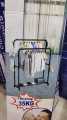 Double Railings Pipe Coat Rack / Clothes Stand with Two Side Hooks and PVC Fittings. 