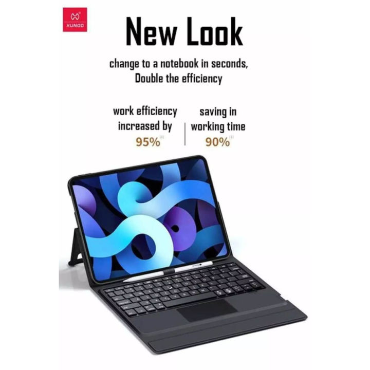 Xundd%20Smart%20Bluetooth%20Keyboard%20Leather%20Case%20With%20Touchpad%20For%20iPad%20Pro%2011%20(2018/2020/2021)%20-%20Image%202