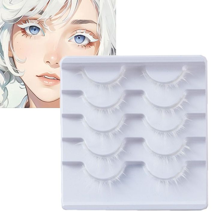 hot-white-white-anime-eyelashes-japanese-style-spiky-manga-lashes-anime