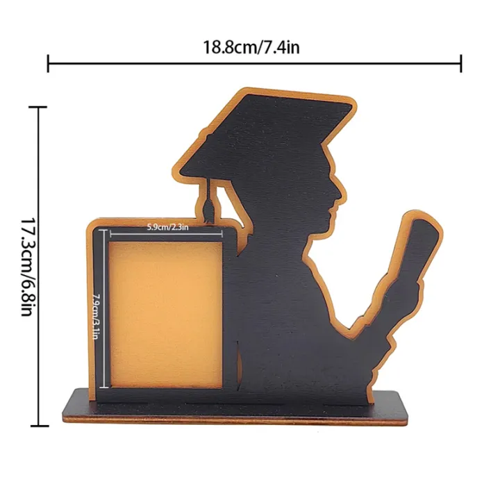 Boys%20Photo%20Holder%20Wooden%20Table%20Graduation%20Picture%20Frame%20Home%20Desktop%20Ornaments%20Fits%20Vertical%20Portrait,E%20-%20Image%203
