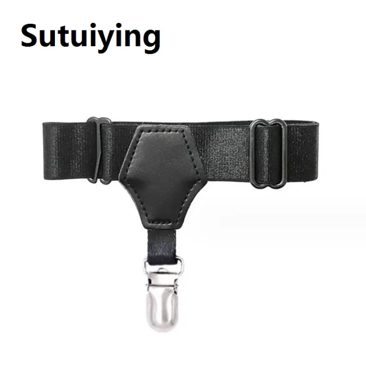 Sutuiying%20Women%20Punk%20Goth%20PU%20Leather%20Elastic%20Garter%20Leg%20Thigh%20Ring%20Clothing%20Accessory%20Leg%20Suspender%20Stockings%20Garters%20XINYAN%20-%20Image%204