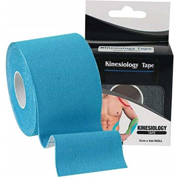 Latex Free Breathable Kinesiology Tape For Muscle Support - 5M x 5cm | Immediate Pain Relief Kinesiology Tape