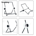 Sutuiying Portable Metal Tablet Stand Mount Foldable Desk Flexible Phone Stand 2025 for IPad IPhone Samsung Huawei Universal Work Home Travel. 
