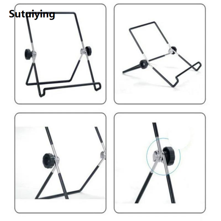 Sutuiying%20Portable%20Metal%20Tablet%20Stand%20Mount%20Foldable%20Desk%20Flexible%20Phone%20Stand%202025%20for%20IPad%20IPhone%20Samsung%20Huawei%20Universal%20Work%20Home%20Travel%20-%20Image%205