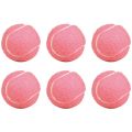 NXFDSIOZ 24Pcs Pack Pink Tennis Balls Wear-Resistant Elastic Training Balls 66mm Ladies Beginners Practice Tennis Ball for Club. 