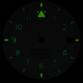 Sutuiying New 2025 29mm White Pilot Style Watch Dial and Hand Sets C3 Fashion Green Luminous Fit NH35 ETA PT Movement Watch Parts for Mod. 
