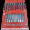 Cello Techno Tip Ball Pens - Black, Pack Of 10 by Mitrata. 