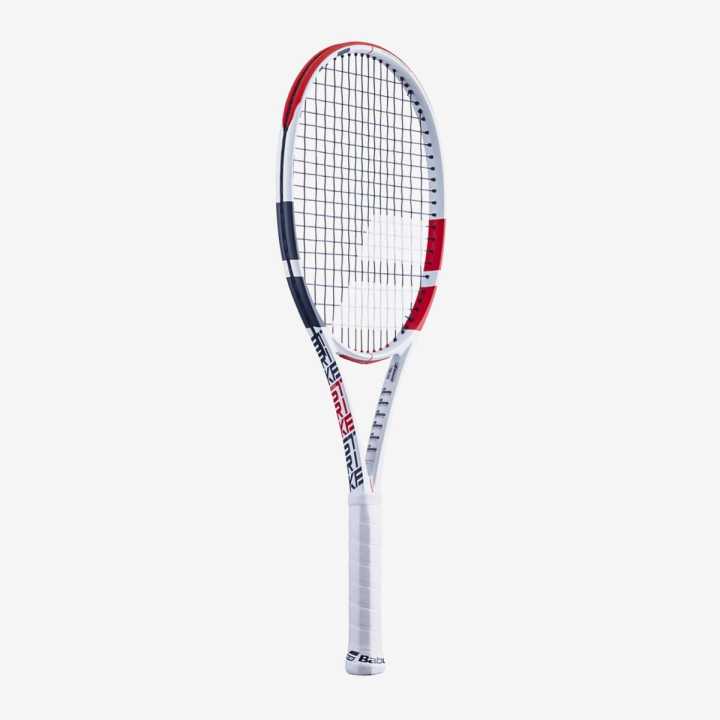 Babolat%20White/Red/Black%20Color%20Pure%20Strike%20100%20300G%20Tennis%20Racket%20-%20Image%203