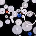 60 pcs Plastic Gear Set DIY Rack Pulley Belt Worm Single Double Gears. 