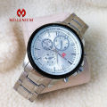 Millenium MW58195 Business chrono Design Waterproof Classic Watch for Men-Silver. 