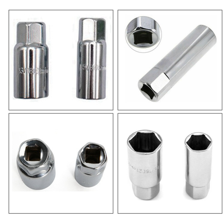 Spark%20Plug%20Socket%20Wrench%20Set%20Accessories%20Factory%20Socket%20Wrench%20Red%20Handle%204%20Piece%20Set%2016mm%20T-Wrench%20-%20Image%206