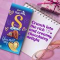 Cadbury Dairy Milk Silk Oreo Valentine's Gift Pack Chocolate Bar, 124 g. 
