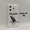 Redmi Note 14 4G , 5G , 14 Pro 5G & 14 Pro Plus 5G Cover(All Different Size) Clear Transparent Shockproof Soft Tpu Cover Case, Note 14 5G , Note 14 Pro / Plus. 