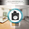 ARELENE 5X 220V Mini Human Body Infrared Sensor Infrared Body Sensor Switch LED Flood Light PIR Motion Sensor Adjustable Black. 