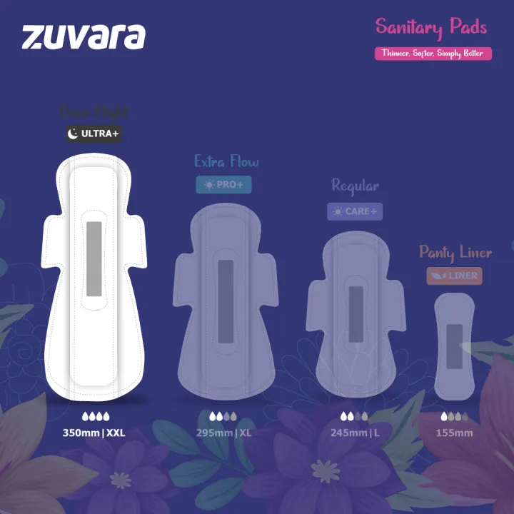 Zuvara%20Sanitary%20Pads%20-%20XXL%20-%20350%20mm%20(Pack%20of%2018)%20-%20%20Ultra+%20-%20Image%204