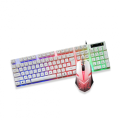 CADEVE 9122 Rainbow Backlit Waterproof Multimedia Mechanical Gaming Keyboard And Mouse. 