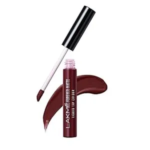 Lakme Forever Matte Liquid Lip Colour Wine Touch 5.6ml BOGO