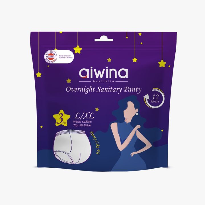 Aiwina Overnight Sanitary Period Panty - Large/ XL