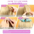 Spunky Addons 10Pcs Plastic Hair Rollers Self Grip Rollers Hair dressing Curlers. 