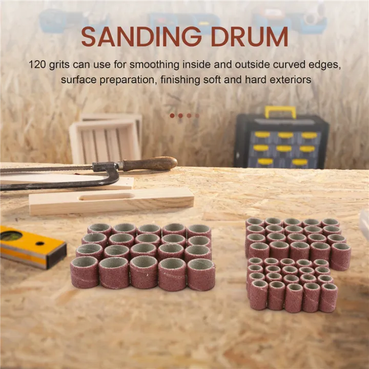 66%20Pcs%20Drum%20Set%2060%20Pcs%20Sanding%20Bands%20and%206%20Pcs%20Drum%20Mandrels%20-%20Image%203