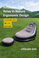 Portable Lazy Inflatable Sofa with Footrest – Lightweight, Durable, 130KG Load Capacity, Easy Storage & Includes Air Pump. 