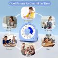 Visual timer 60 minutes cooldown visual timer suitable for everyone  (Blue) (clock, alarm). 