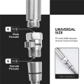 Shower Head Shut Off Valve Shower Flow Control Valve G1/2 Flow Pressure Regulator for Handheld Shower Bidet Sprayer. 