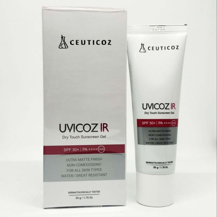 Uvicoz Ir Dry Touch Sunscreen Gel 50G