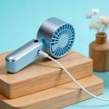 Compact Foldable Portable Electric Fan Quiet Operation 3 Speeds Neck Hanging Small Fan Low Noise Rechargeable Personal Cooling Fan Indoor Outdoor Use. 