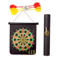 Double Sided Portable Magnetic Dart Board - 18 Inch. 