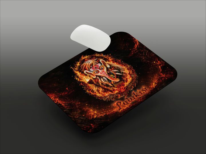 Pulukisi%20Lord%20Ganesha%20Fiery%20Art%20Printed%20Mouse%20Pad%20-%20Image%203