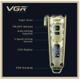 VGR V-005 Hair Trimmer Electric Hair Clipper Professional Hair Cut Machine for Men. 