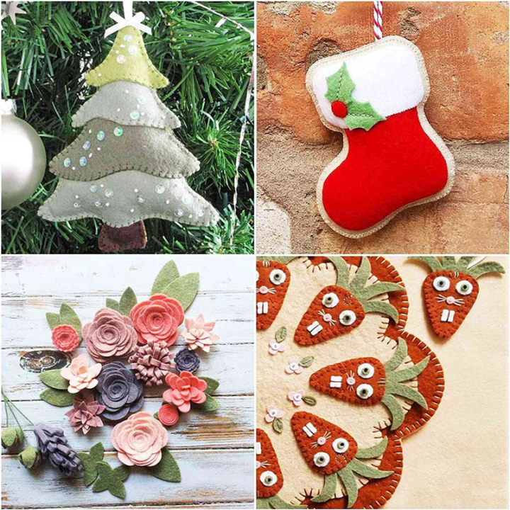 80Pcs%20Felt%20Fabric%20Squares%20DIY%20Craftwork%20Felt%20Crafts%20Assorted%20Colors%20Textile%20Fuzzy%20Fabrics%20for%20Sewing%20-%20Image%202