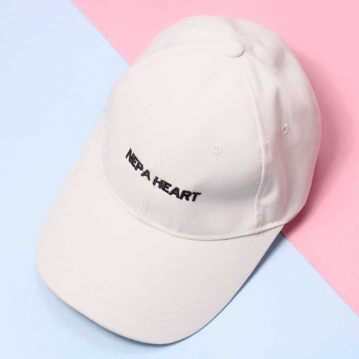 Nepa%20Heart%20Unisex%20White%20Color%20Printed%20Cap%20-%20Image%205