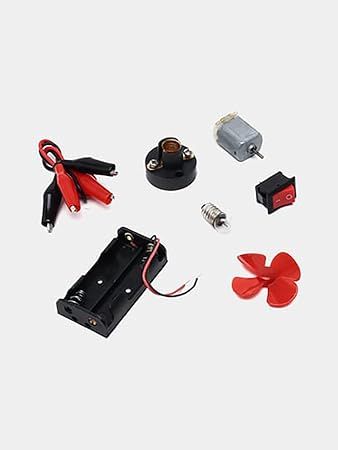 Electric Circuit Motor School Project Startup Kit, Science Experiment Educational Montessori Learning Kits Set For Kids, DIY Circuit Learning Set School Lab Physics Lab Creative Science